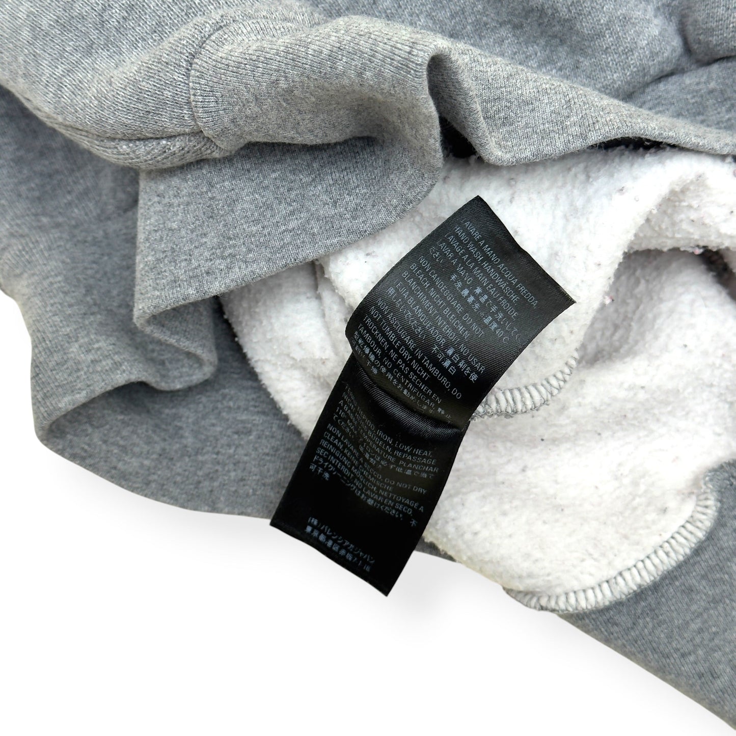 BALENCIAGA BB CREST LOGO HOODIE GREY L | Large, Grey