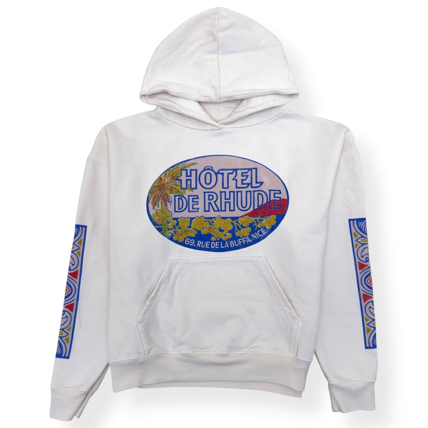 RHUDE HOTEL DE RHUDE HOODIE ECRU XL | XL, Ecru
