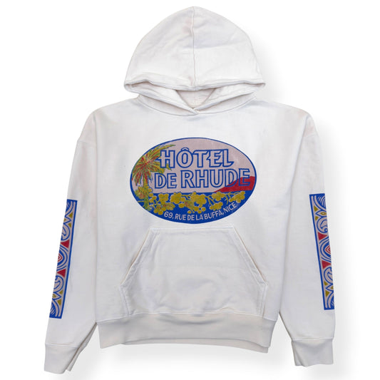 RHUDE HOTEL DE RHUDE HOODIE ECRU XL | XL, Ecru