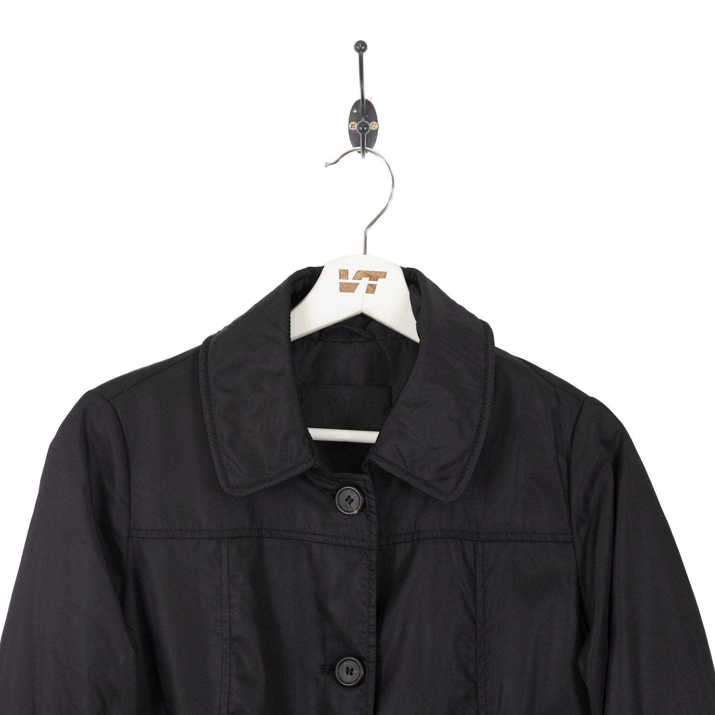 Prada Milano Contoured Blackout Tech Coat