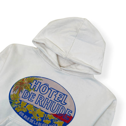 RHUDE HOTEL DE RHUDE HOODIE ECRU XL | XL, Ecru