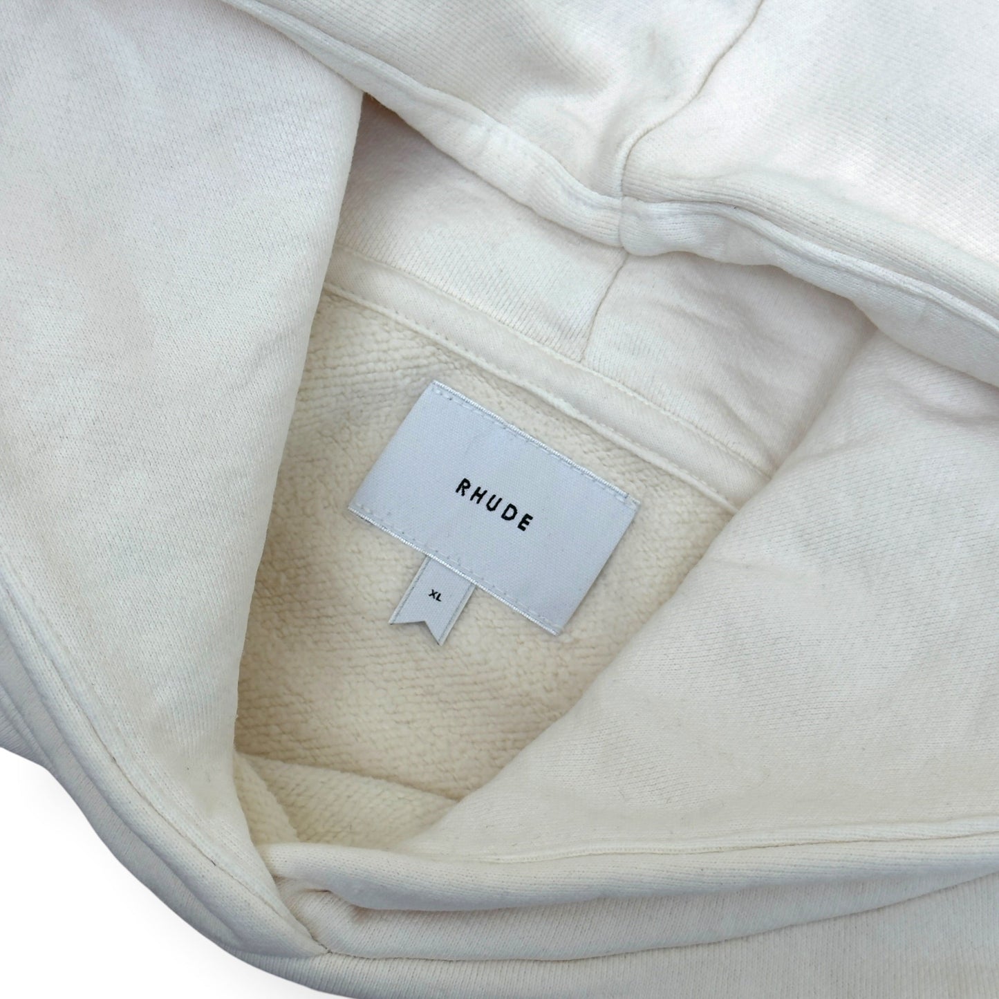RHUDE HOTEL DE RHUDE HOODIE ECRU XL | XL, Ecru