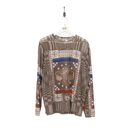 JPG Globe Sheer Longsleeve Top