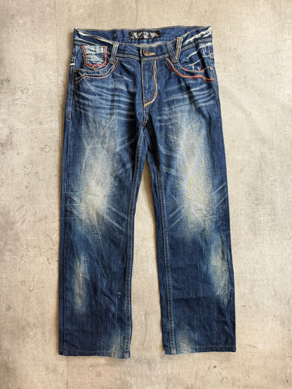 Red Pepper Four Pocket Embelished Denim Jeans
