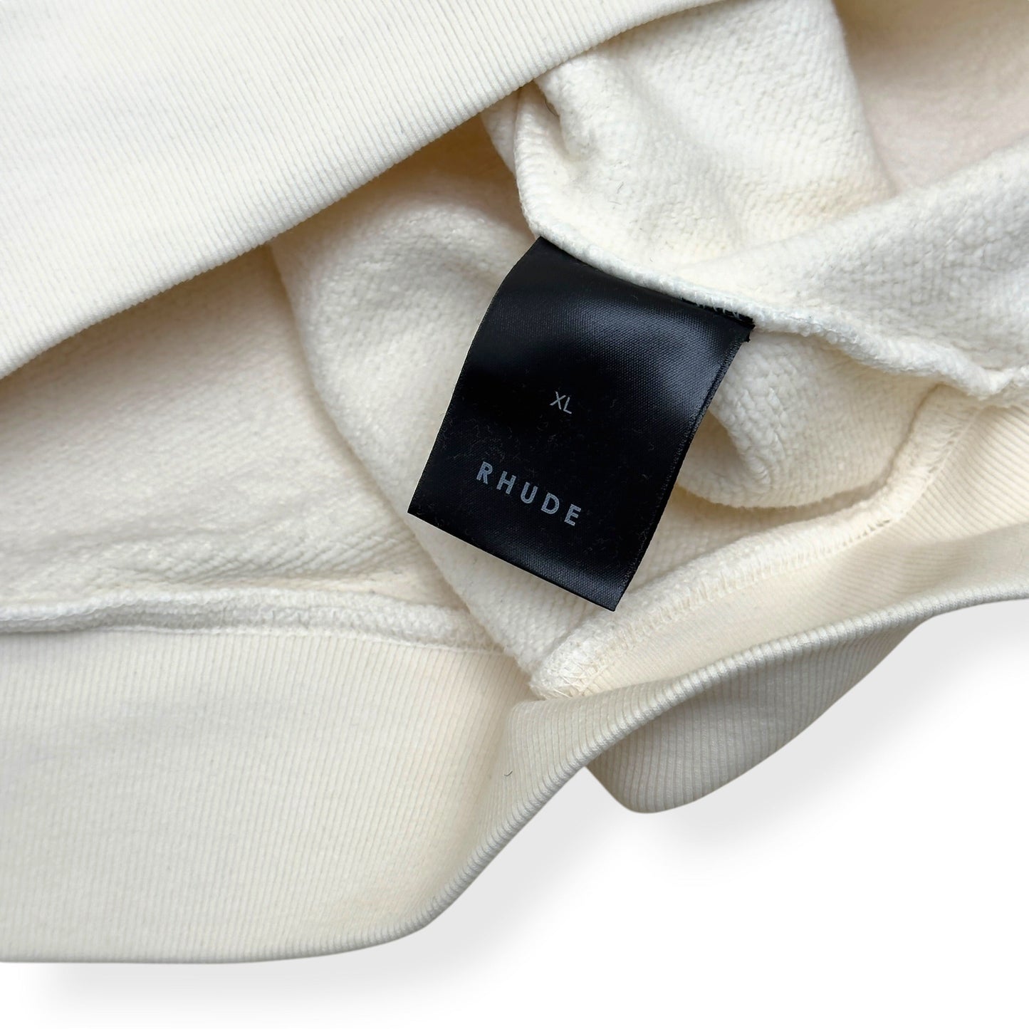 RHUDE HOTEL DE RHUDE HOODIE ECRU XL | XL, Ecru