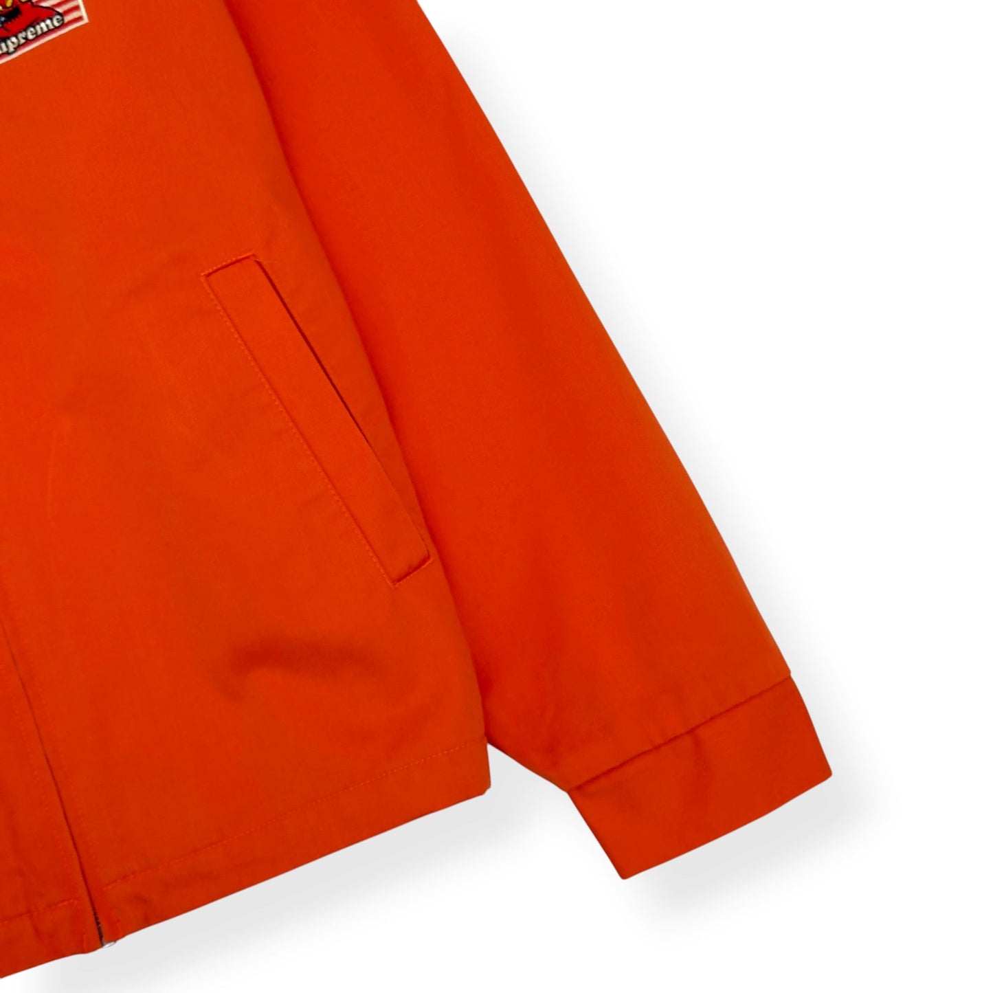 SUPREME X TOY MACHINE HARRINGTON JACKET ORANGE M | Medium, Orange