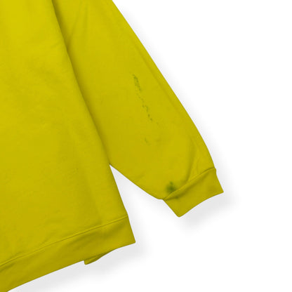 BALENCIAGA LOGO HOODIE YELLOW L | Large, Yellow