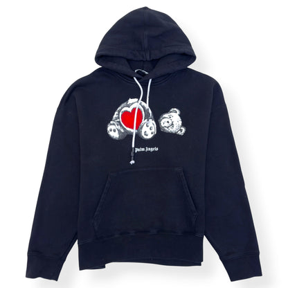 PALM ANGELS TEDDY BEAR HOODIE BLACK XL | XL, Black