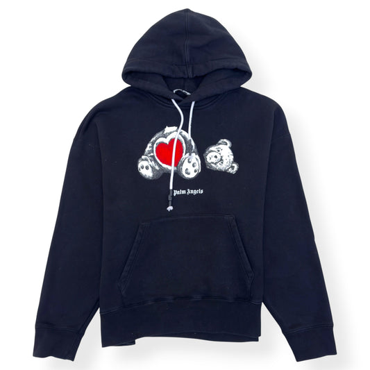 PALM ANGELS TEDDY BEAR HOODIE BLACK XL | XL, Black