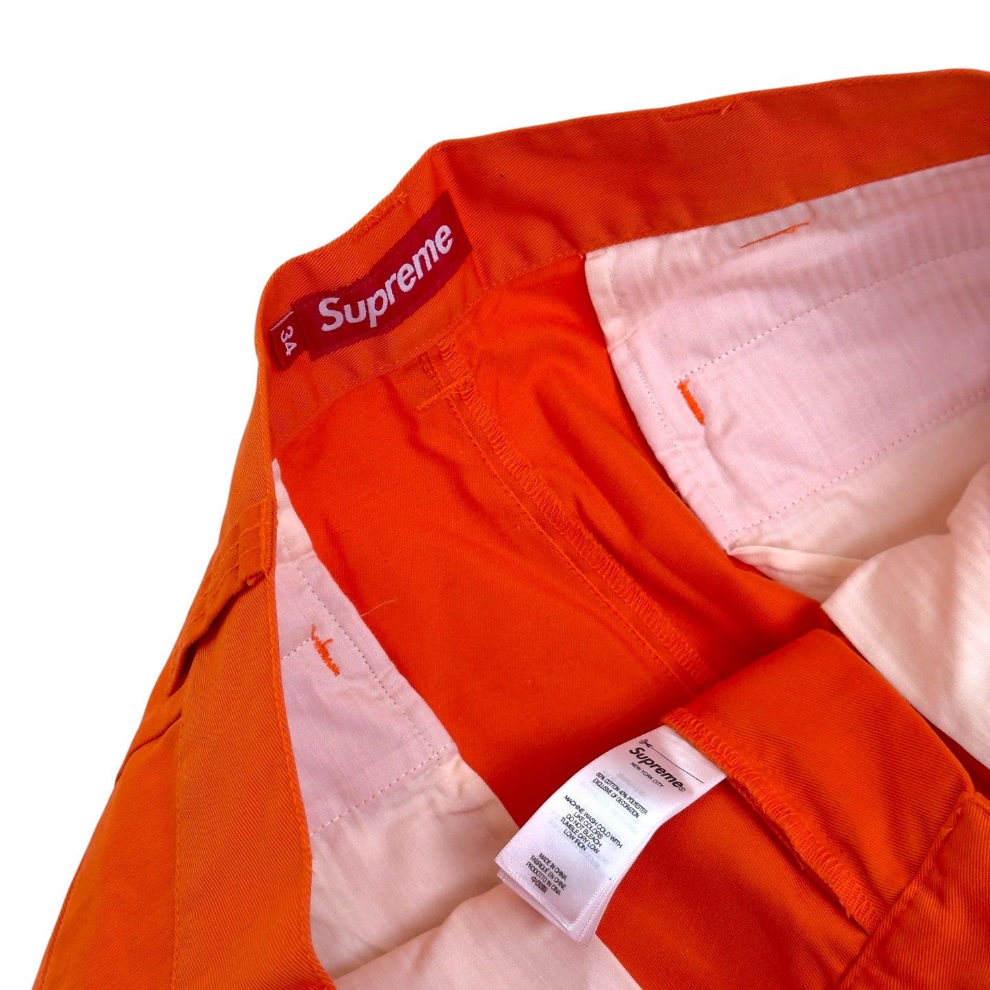 SUPREME X TOY MACHINE TROUSERS ORANGE 34 / L | Large, Orange