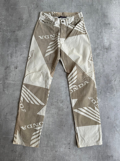 1990s Shinchiro Arakawa x Honda Repeat Logo Trousers