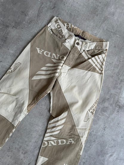 1990s Shinchiro Arakawa x Honda Repeat Logo Trousers