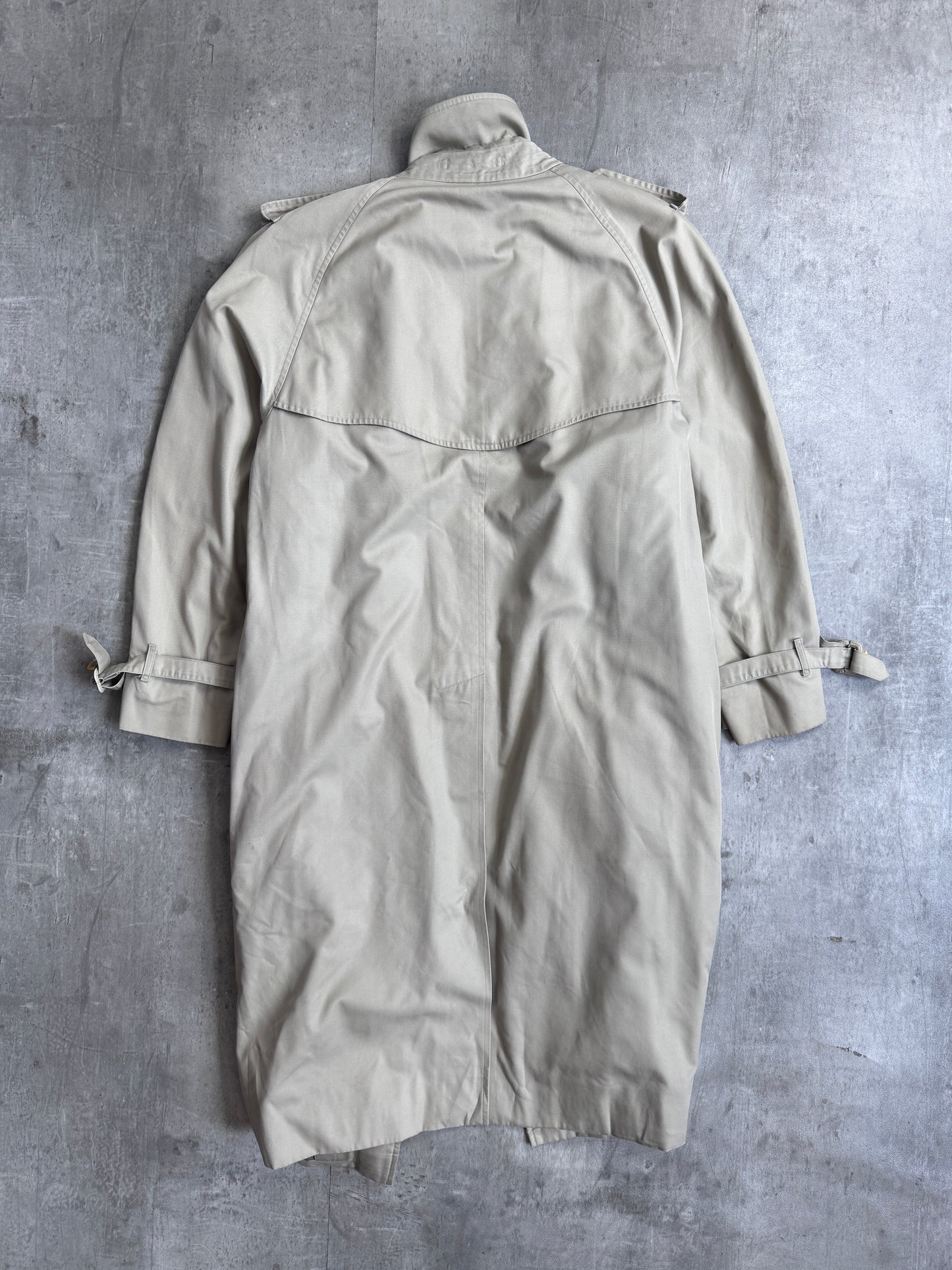 Burberry SIlk Lined Double Breasted Trench Coat
