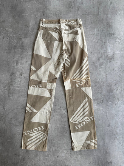 1990s Shinchiro Arakawa x Honda Repeat Logo Trousers