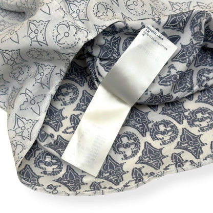 LOUIS VUITTON MONOGRAM SHIRT WHITE / GREY L | Large, Grey