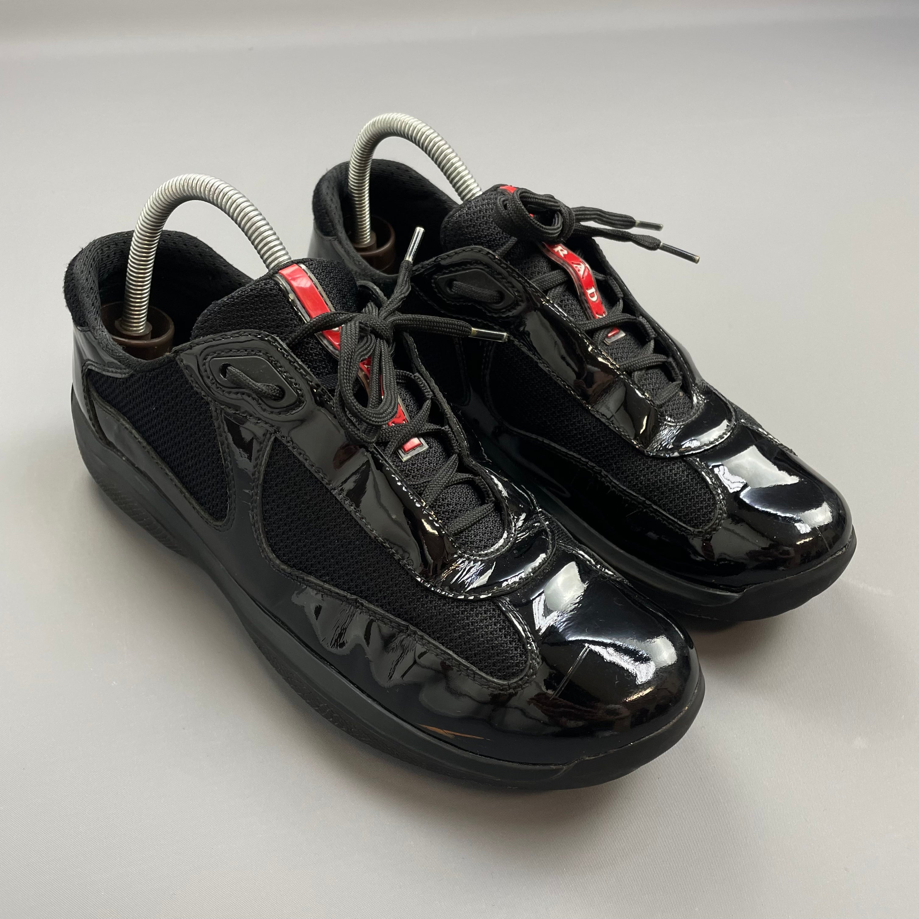 prada americas cup black patent