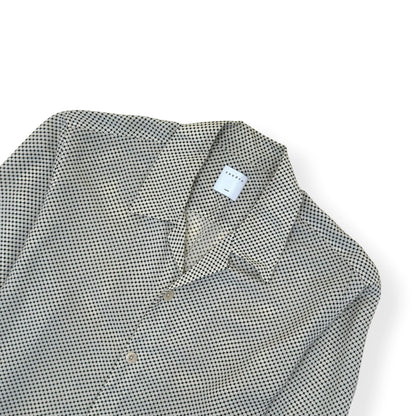 SANDRO LONG-SLEEVE SHIRT BEIGE / BLACK L | Large, Beige