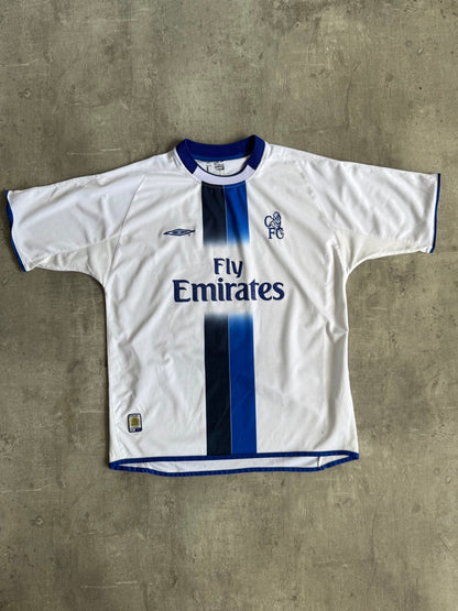2004/2005 Chelsea x Umbro "Drogba 15" Away Football Shirt