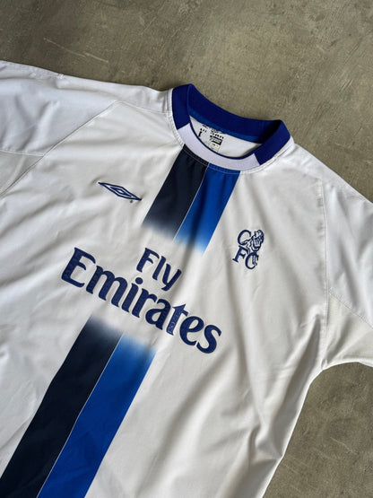 2004/2005 Chelsea x Umbro "Drogba 15" Away Football Shirt