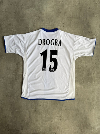 2004/2005 Chelsea x Umbro "Drogba 15" Away Football Shirt