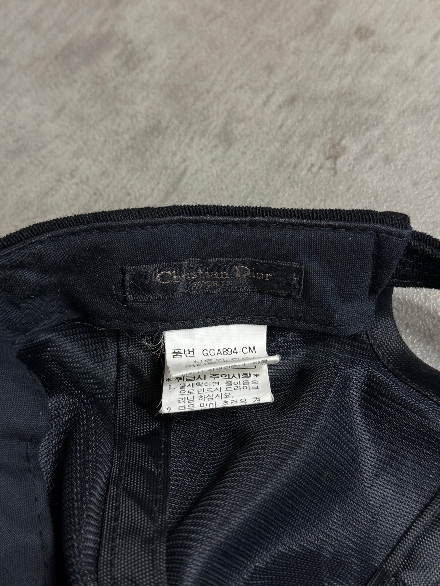 Christian Dior Sports Wool Felt 5 Panel Cap