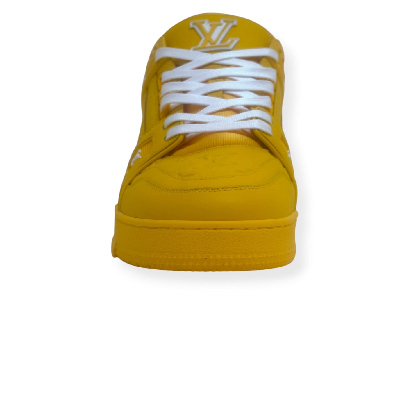 LOUIS VUITTON LV TRAINER SNEAKER YELLOW UK10 | UK 10, Yellow