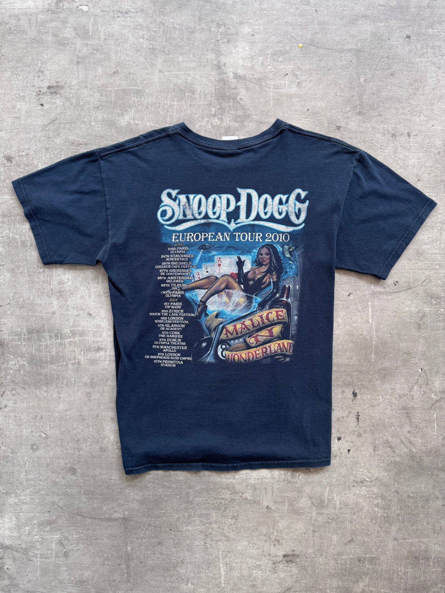 2010 Snoop Dog European Tour Tee | Large, Multicoloured