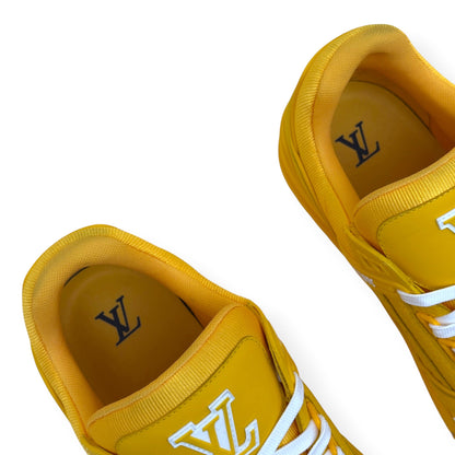 LOUIS VUITTON LV TRAINER SNEAKER YELLOW UK10 | UK 10, Yellow
