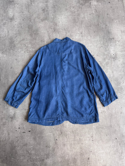 Issey Miyake Hai Sporting Gear Denim Chore Jacket (Sold As Seen)