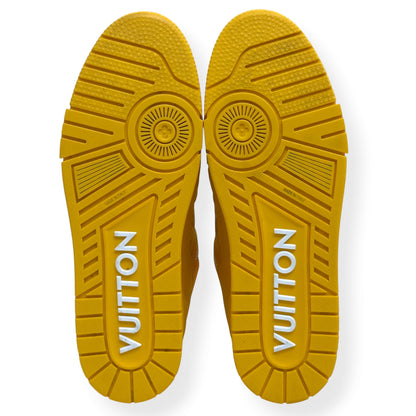 LOUIS VUITTON LV TRAINER SNEAKER YELLOW UK10 | UK 10, Yellow