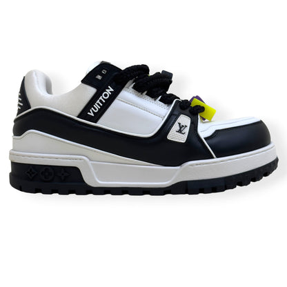 LOUIS VUITTON MAXI LV TRAINER SNEAKER BLACK / WHITE UK9.5 | UK 9.5, Black