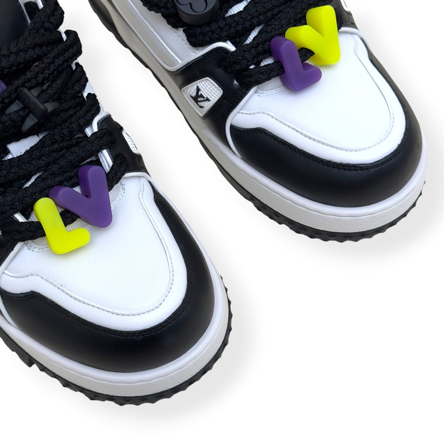 LOUIS VUITTON MAXI LV TRAINER SNEAKER BLACK / WHITE UK9.5 | UK 9.5, Black