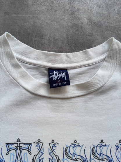Single Stitch Stussy Graphic Tee | Medium, Multicoloured