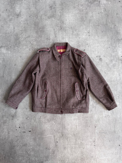 Christian Dior Tweed Structured Bomber