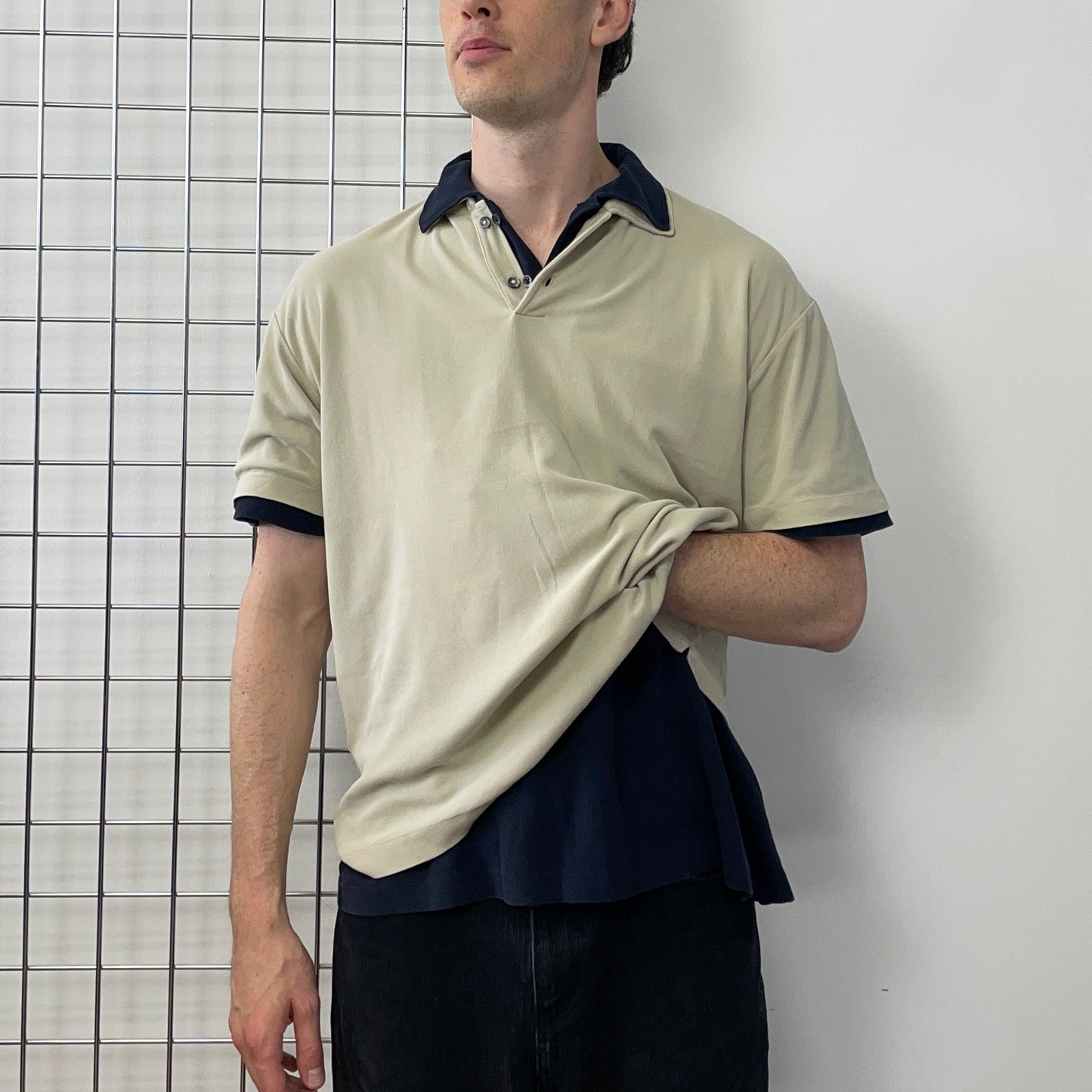 C.P. Company Beige SS99 Short Sleeve Polo Shirt | X-Large, Beige