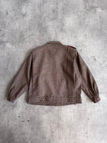 Christian Dior Tweed Structured Bomber