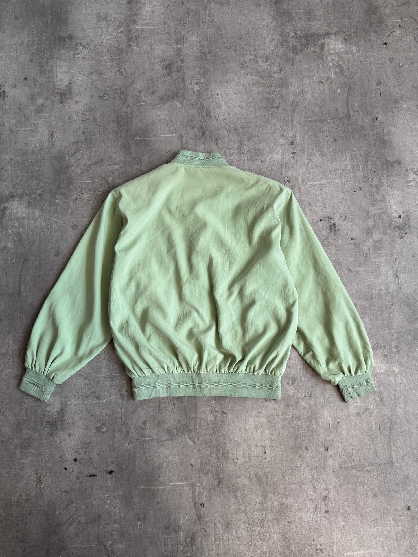 Balenciaga Paris Mint Shoulder Padded Bomber