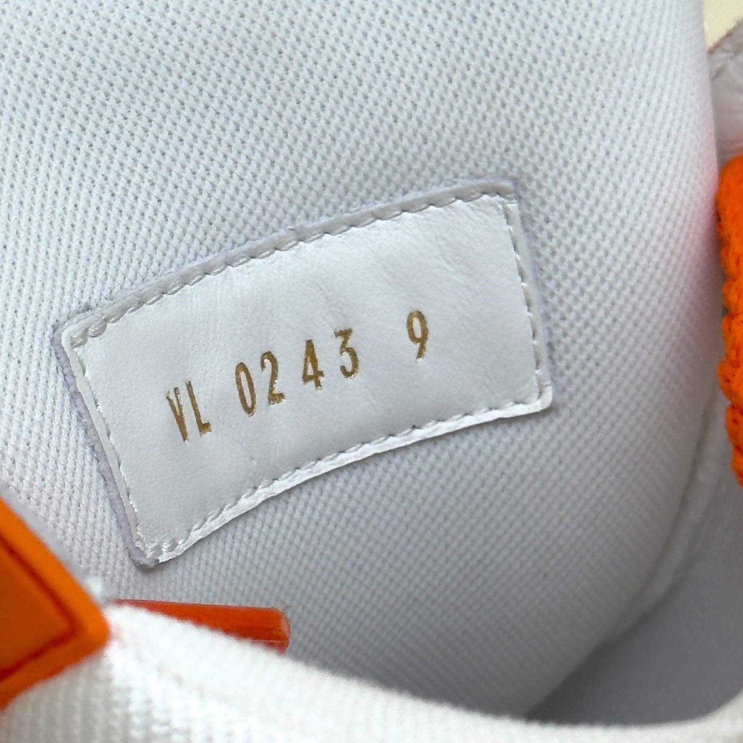 LOUIS VUITTON MAXI LV TRAINER SNEAKER ORANGE / WHITE UK9 | UK 9, Orange