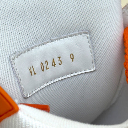 LOUIS VUITTON MAXI LV TRAINER SNEAKER ORANGE / WHITE UK9 | UK 9, Orange