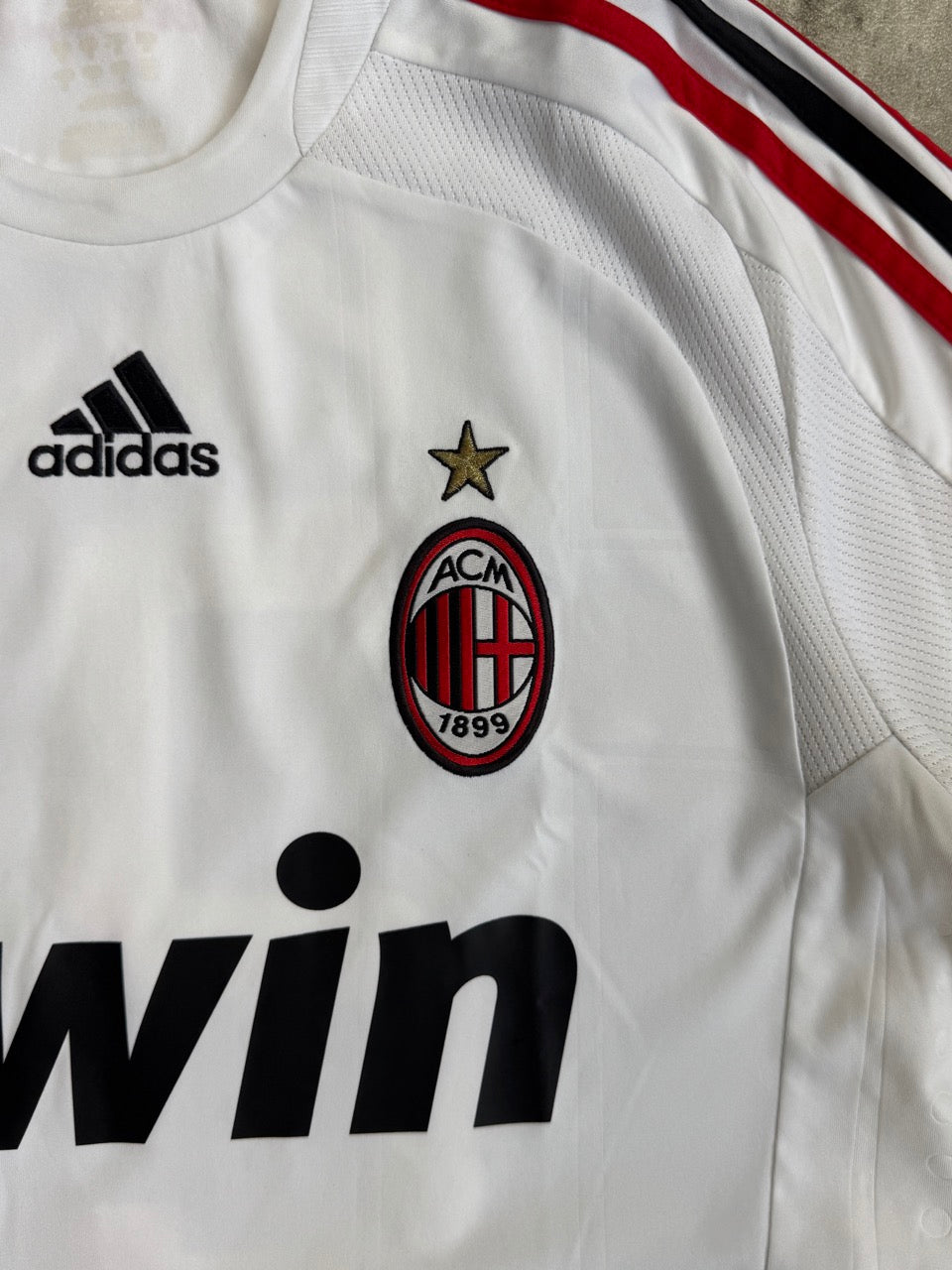 2008/09 AC Milan x Adidas 'Pirlo 21' Away Football Shirt