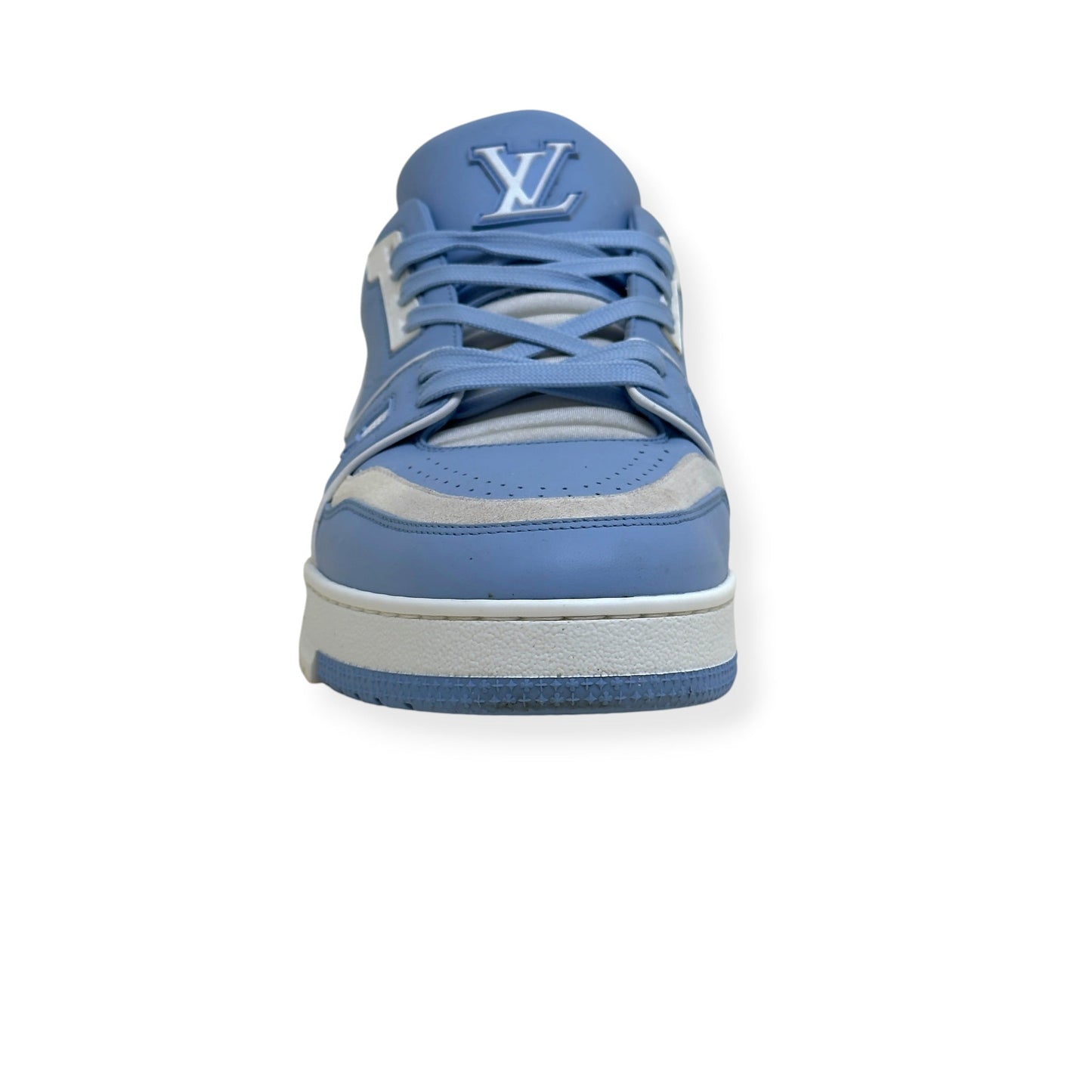 LOUIS VUITTON LV TRAINER SNEAKER BABY BLUE / WHITE UK10 | UK 10, Blue