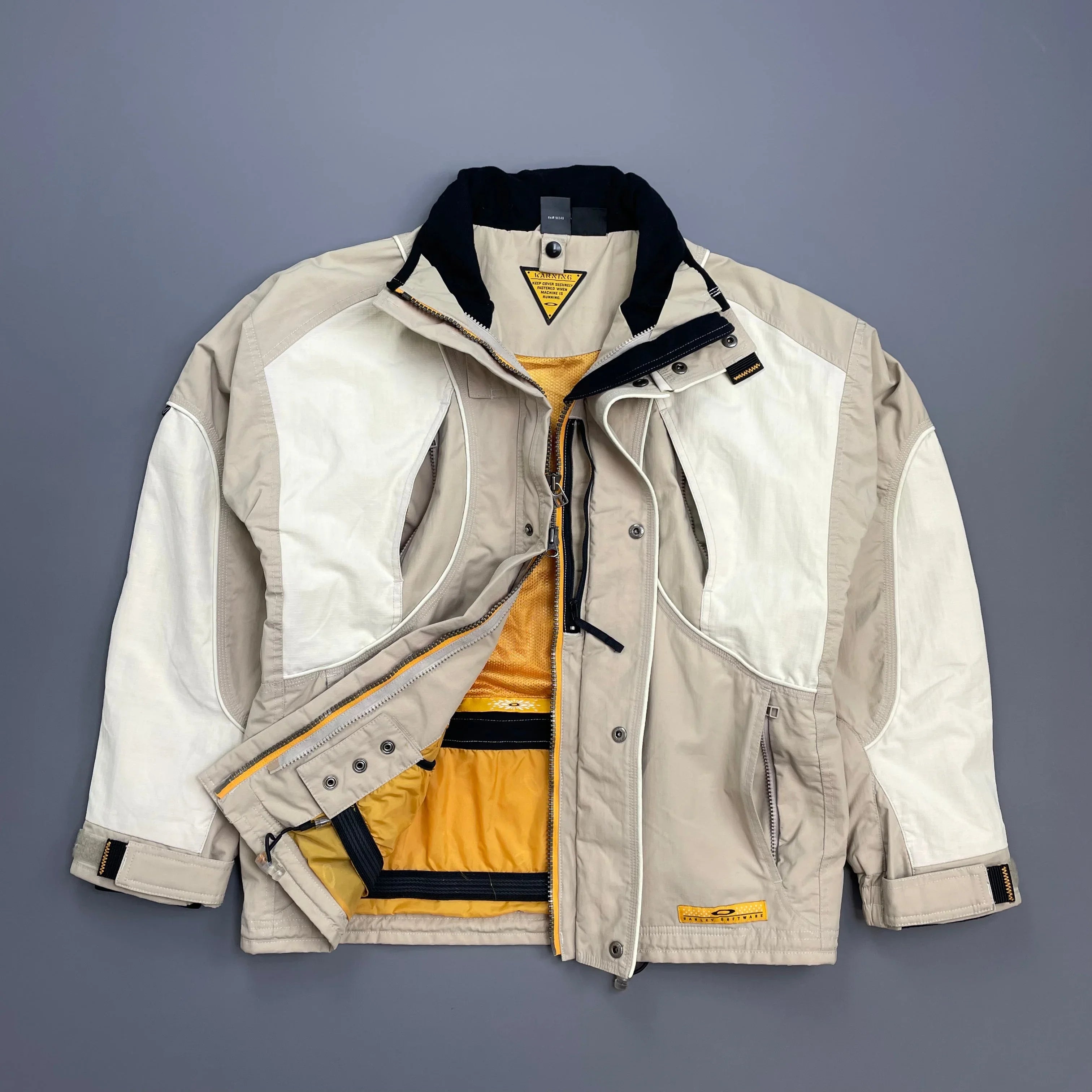 Oakley Software Beige & Cream 00s Multi-Pocket Technical Ski