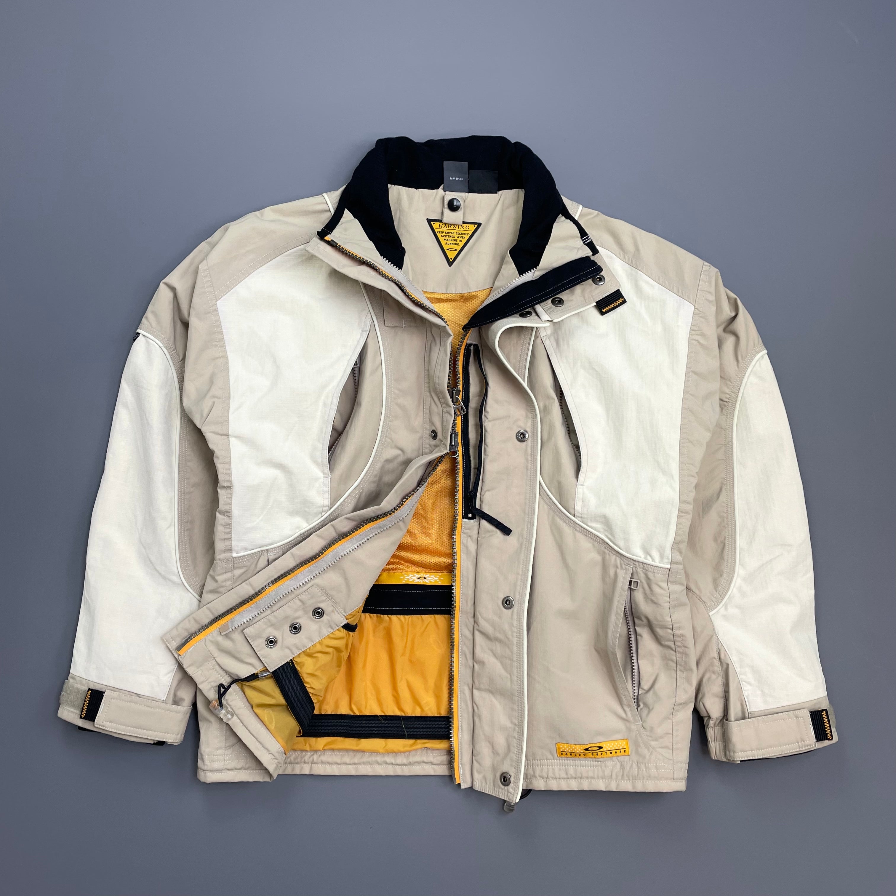 Oakley Software Beige & Cream 00s Multi-Pocket Technical Ski