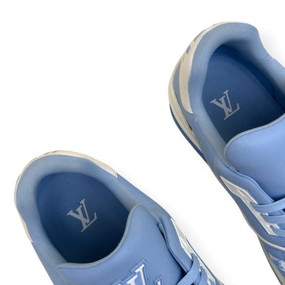 LOUIS VUITTON LV TRAINER SNEAKER BABY BLUE / WHITE UK10 | UK 10, Blue