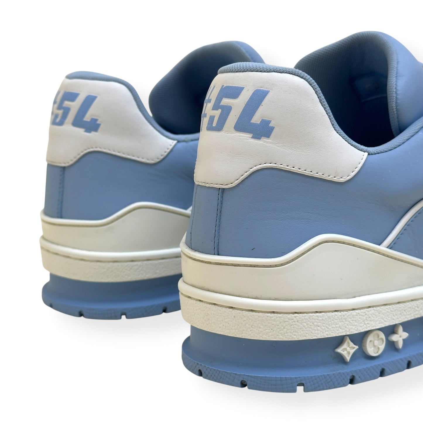 LOUIS VUITTON LV TRAINER SNEAKER BABY BLUE / WHITE UK10 | UK 10, Blue
