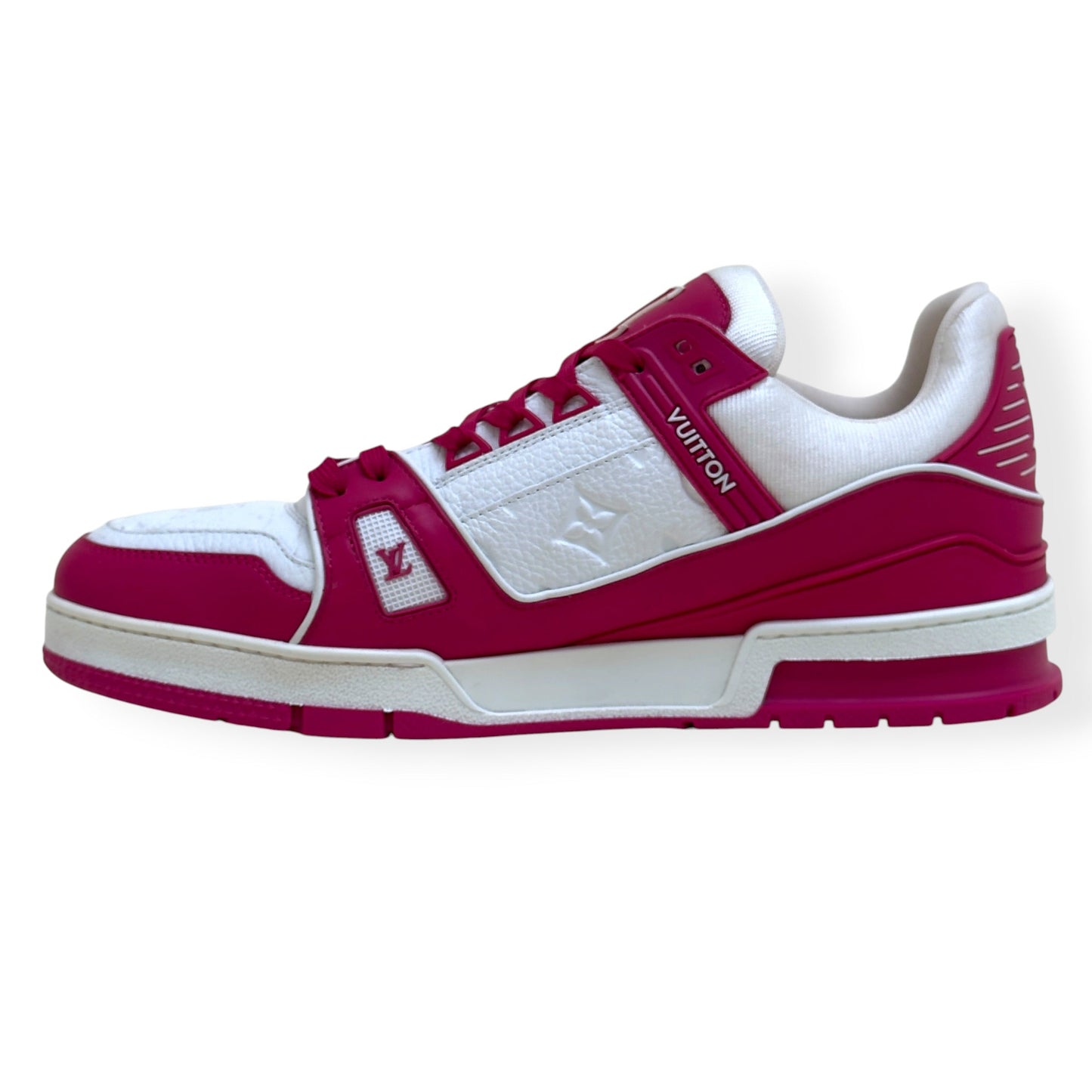 LOUIS VUITTON LV TRAINER SNEAKER PINK / WHITE UK10 | UK 10, Pink