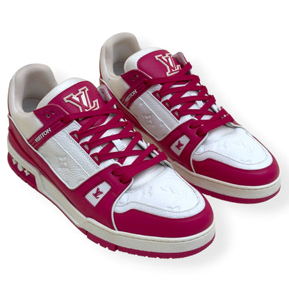 LOUIS VUITTON LV TRAINER SNEAKER PINK / WHITE UK10 | UK 10, Pink