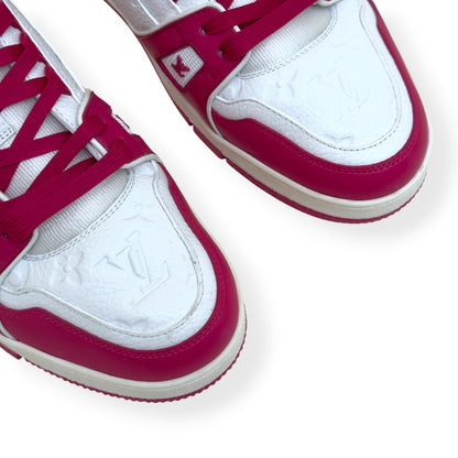 LOUIS VUITTON LV TRAINER SNEAKER PINK / WHITE UK10 | UK 10, Pink