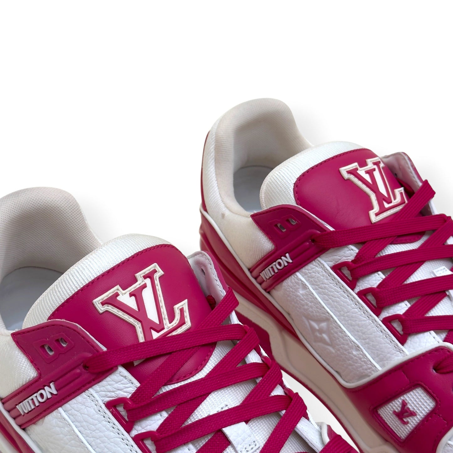 LOUIS VUITTON LV TRAINER SNEAKER PINK / WHITE UK10 | UK 10, Pink