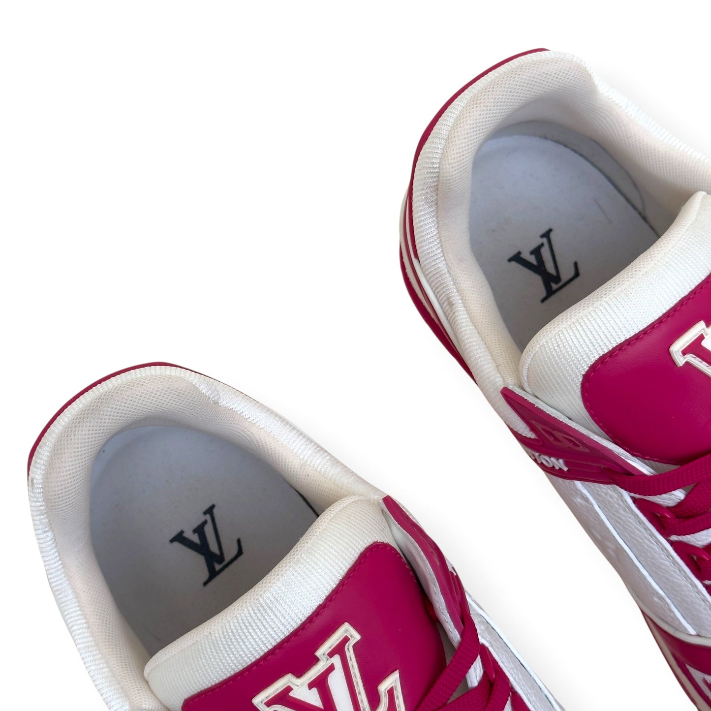 LOUIS VUITTON LV TRAINER SNEAKER PINK / WHITE UK10 | UK 10, Pink